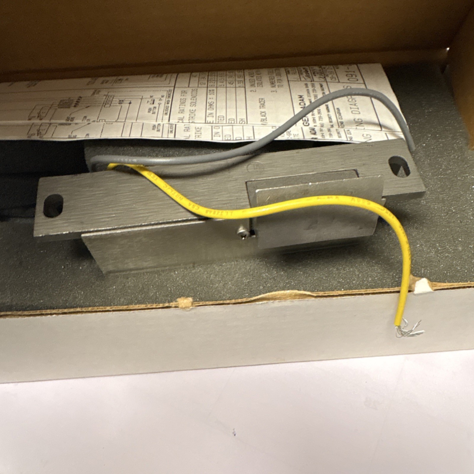 Folger Adam 310-1 Electric Strike Non-Fail Safe 24VAC