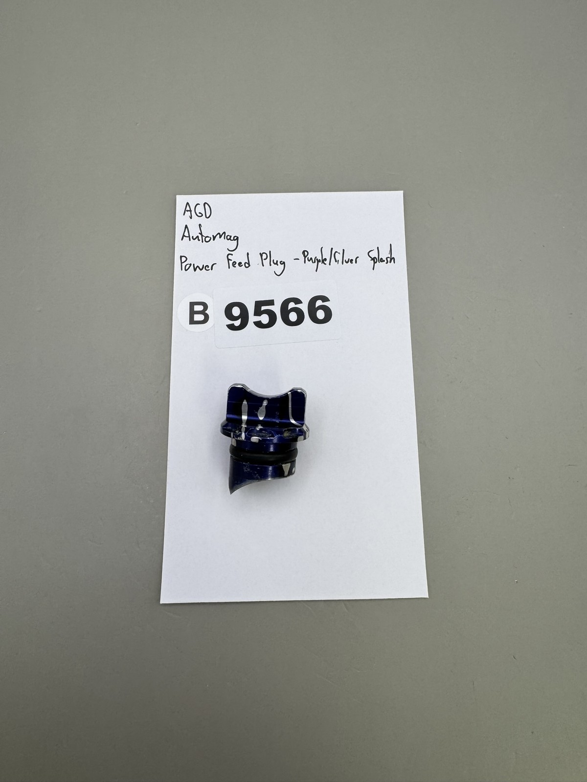 AGD Automag Power Feed Plug - Purple/Silver Splash