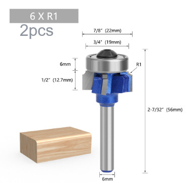 68MM14 Router Bit 4 Corner R1 R2 R3 Trim Edging for Woodwork and Furniture