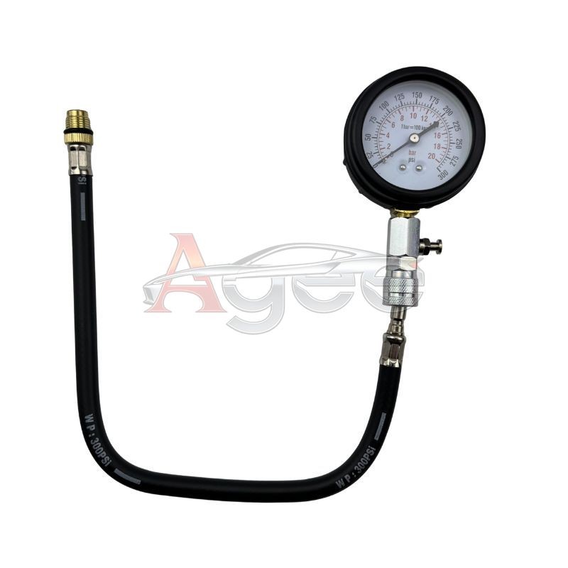 Engine Cylinder Compression Tester Gauge Kit Gas Petrol Diagnostic Testing Tool