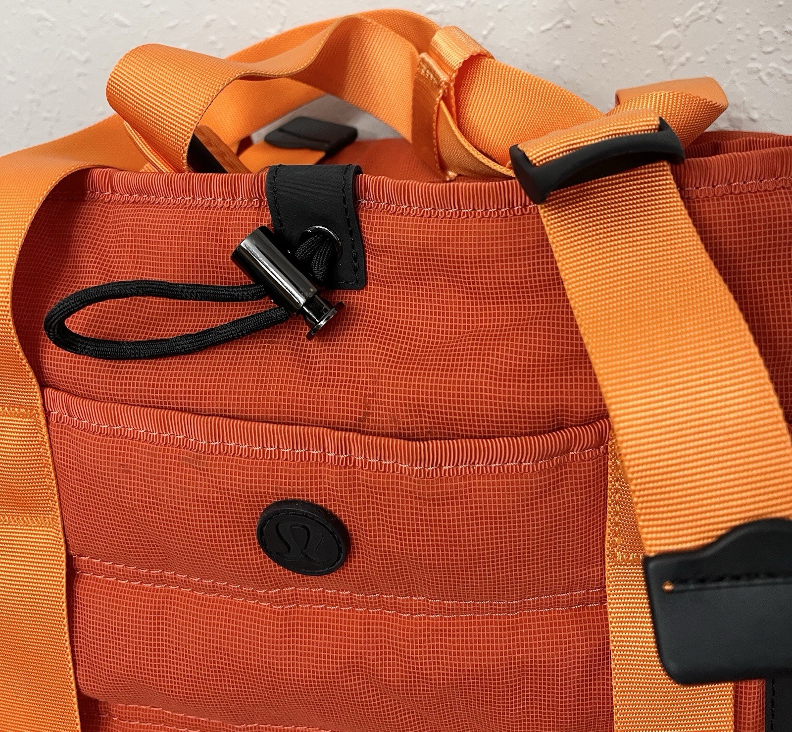 Lululemon Dash All Day Duffel Brick Orange Crossbody Strap Yoga Gym Travel