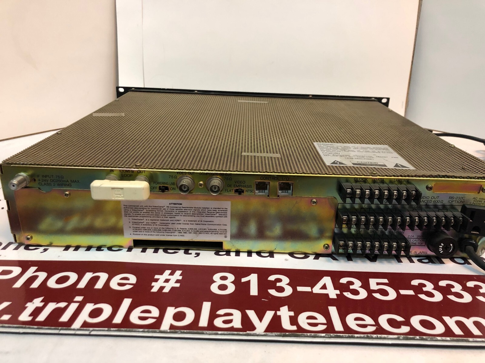 DX ANTENNA DIR-657 BROADCAST SATELLITE RECEIVER