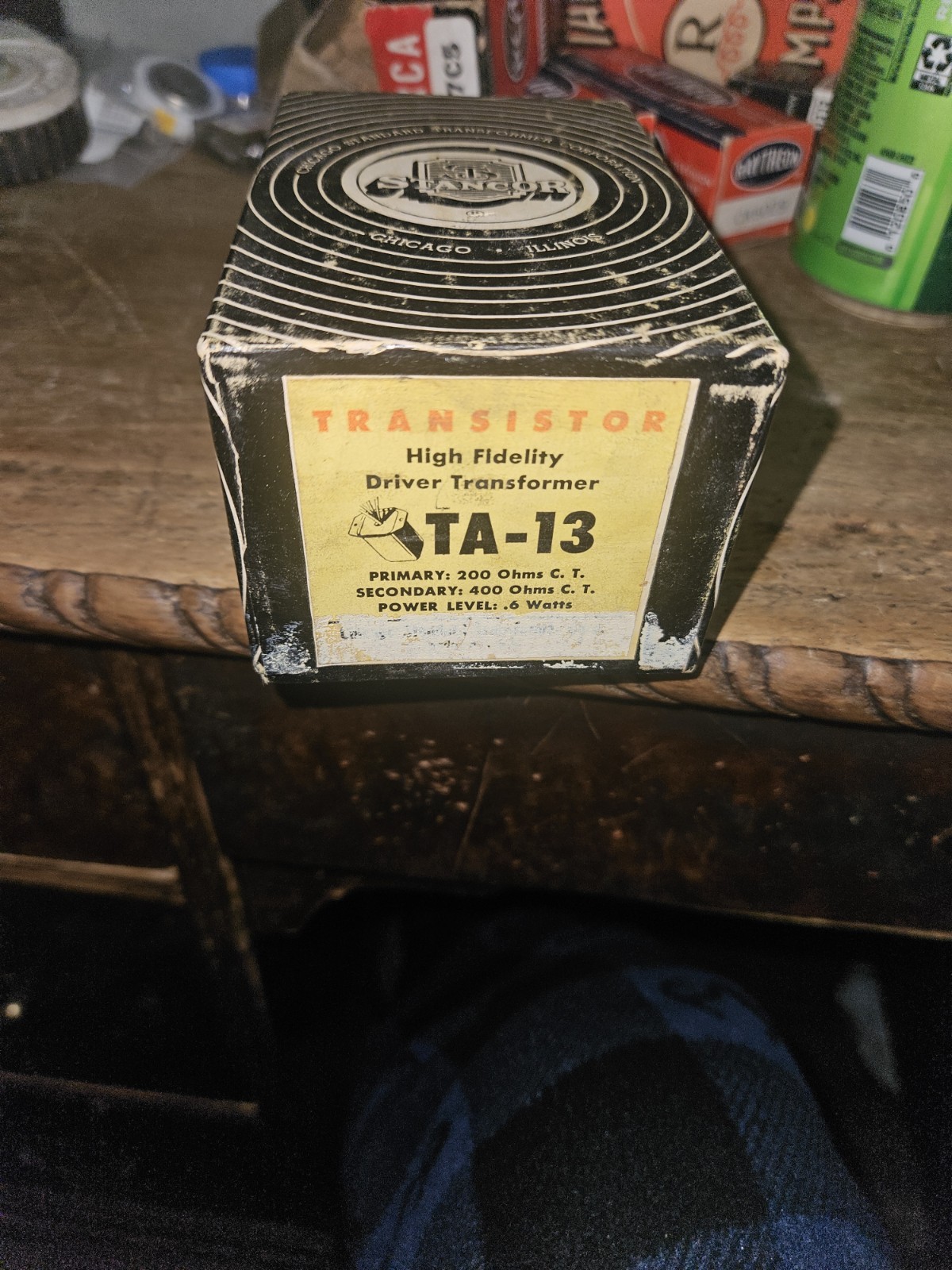 VINTAGE NOS STANCOR TA-13 HIGH FIDELITY DRIVER TRANSFORMER THORDARSON TR-301 AMP