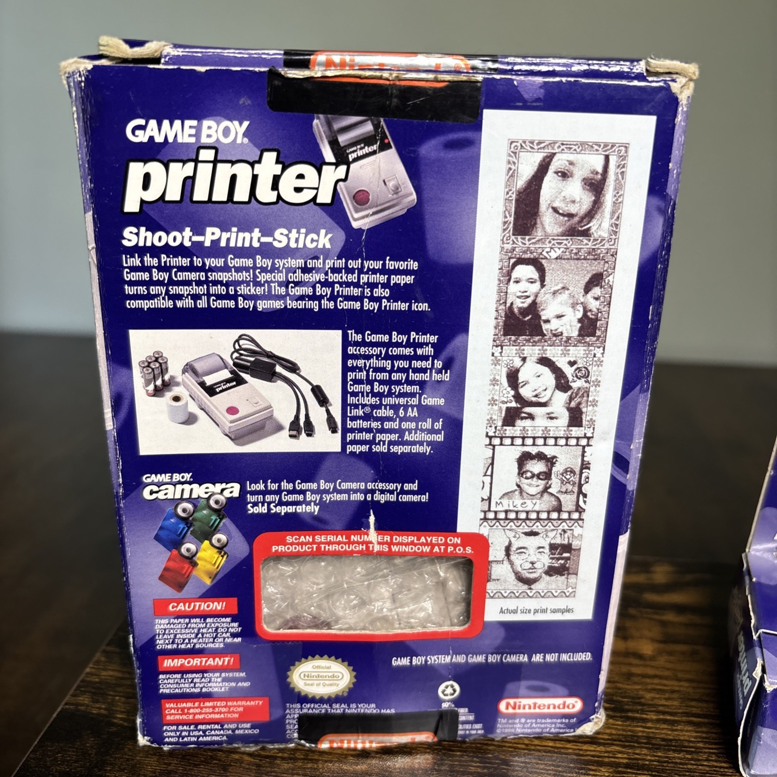Nintendo Game Boy Printer MGB-007 Complete in Box With New Paper