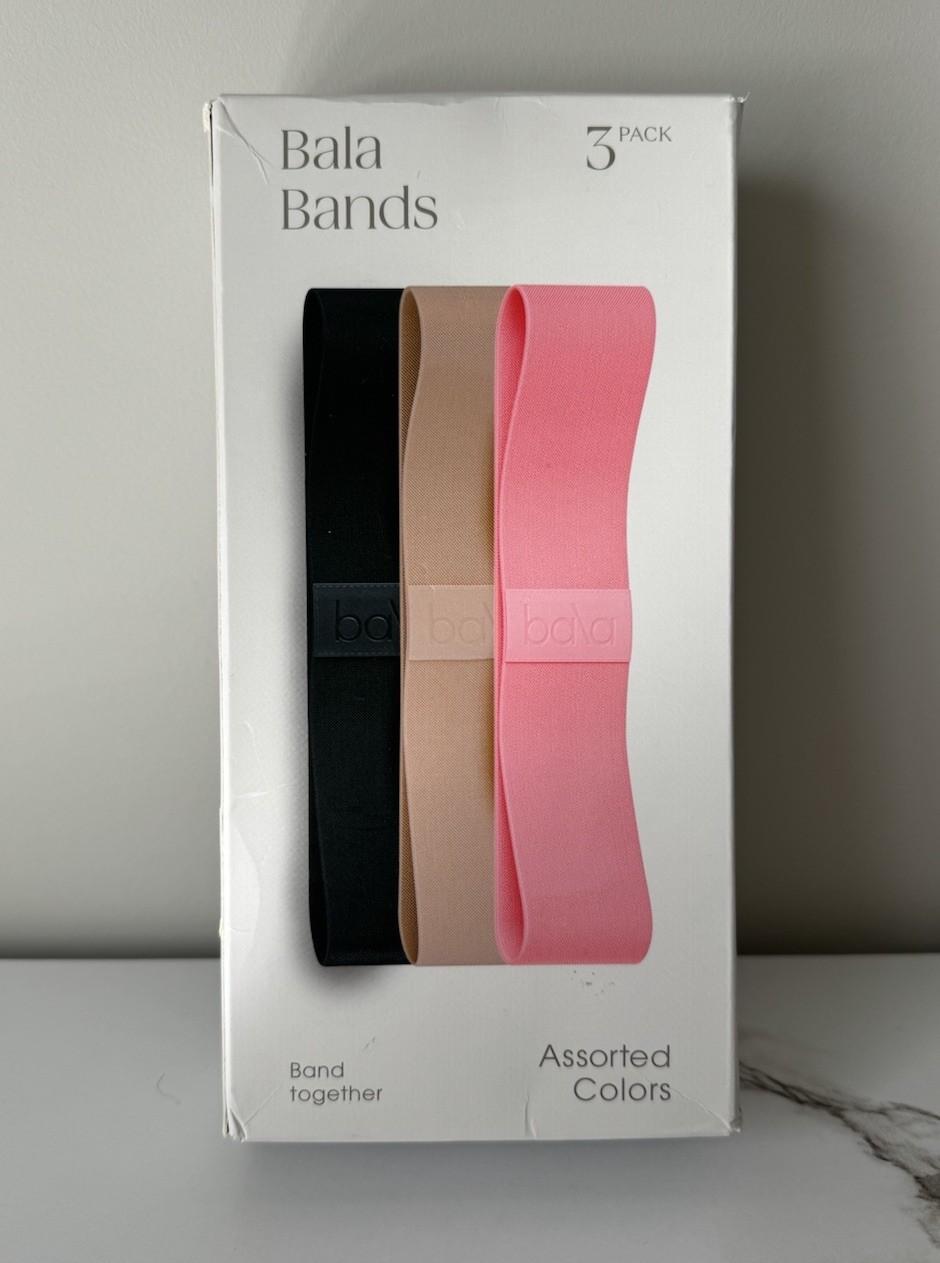 Bala Bands Resistance Bands 3 Pack - Blush | Sand | Charcoal NEW