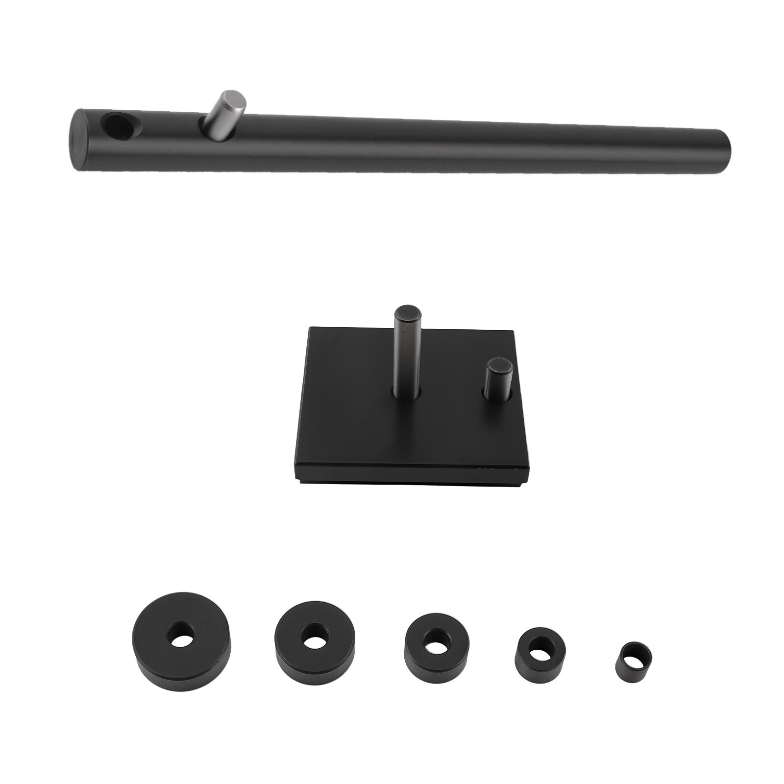 Heavy Duty Rod Bending Tool for Mild Steel, 3/8" Diameter Flat Square Stock