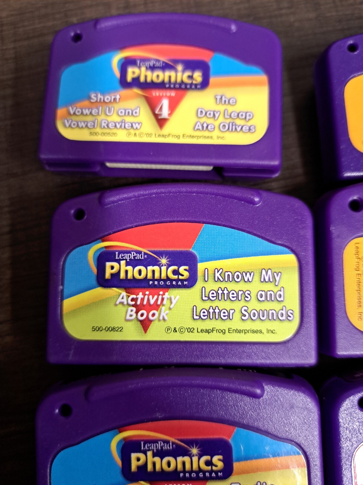 Lot of 7 Leap Frog LeapPad Phonics Reading Math Finding Nemo