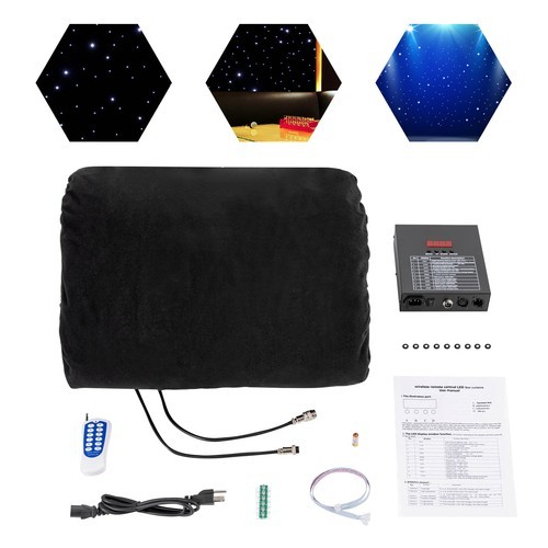LED Stage Backdrop Star Light Wedding Party Stage Light Background Curtain 3m*6m