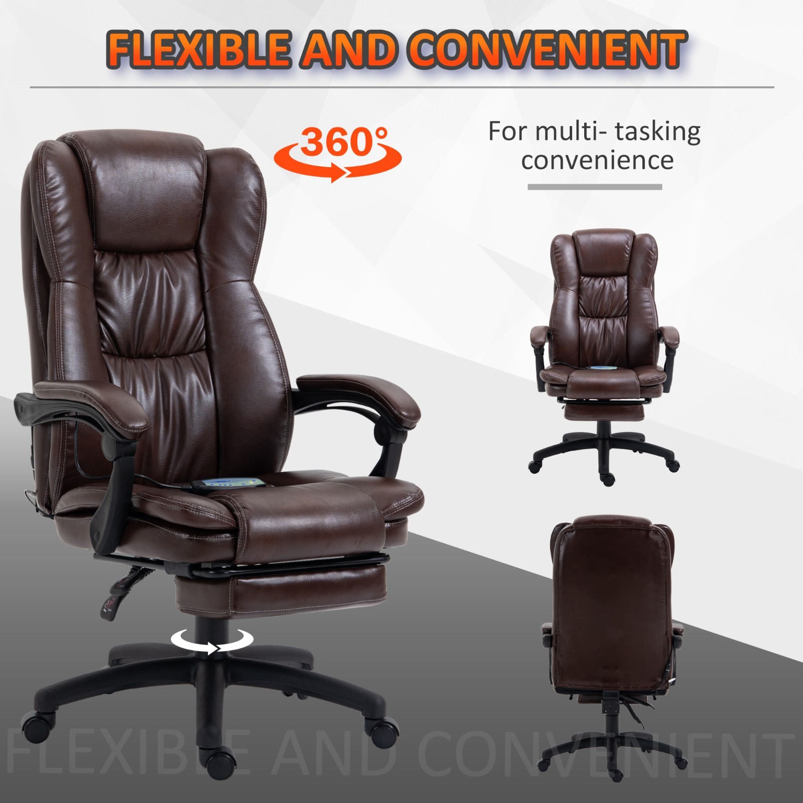 ❄️FREE SHIPPING!❄️Office/Massage/Reclining Chair w/Wheels, Thick Padding, & More