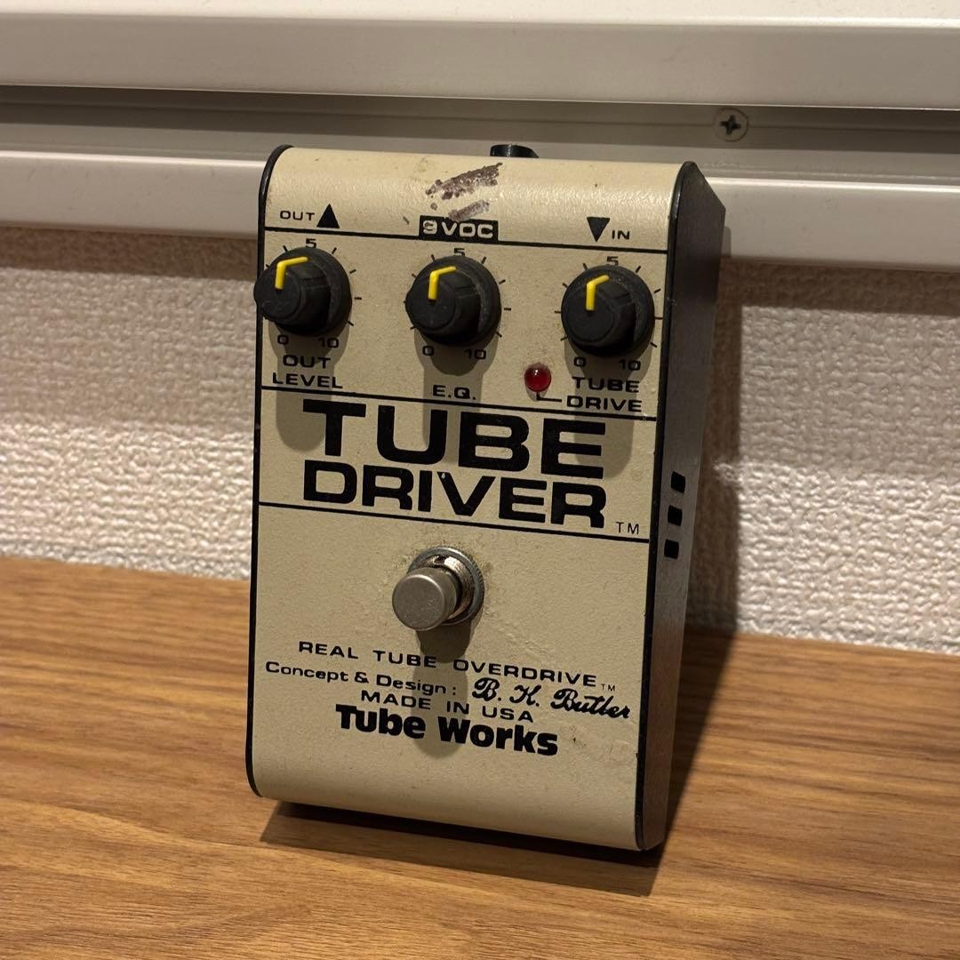 Tube Works TUBE DRIVER Real Tube Overdrive Guitar Effector USA
