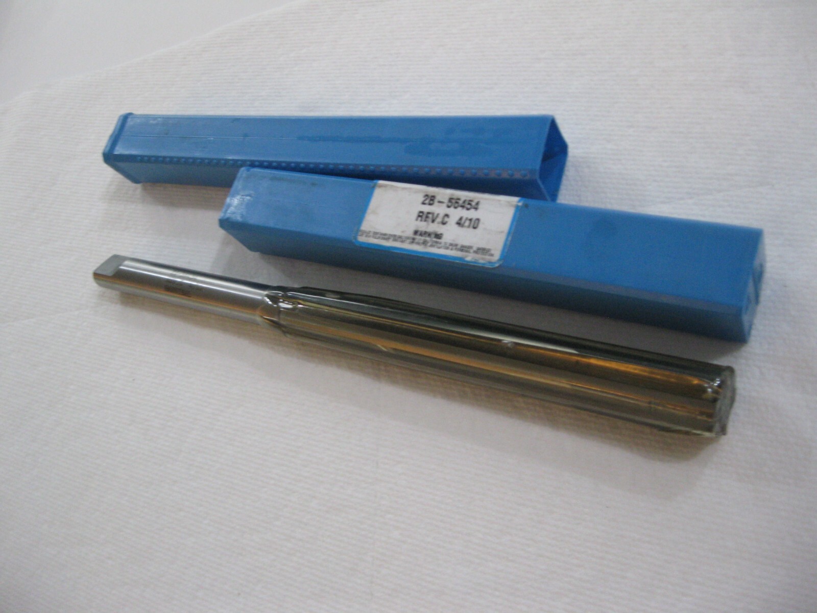 .6325" Carbide Tip Reamer, Tang Shank,6 Flute, 9-1/4" Overall Length, Hannibal C