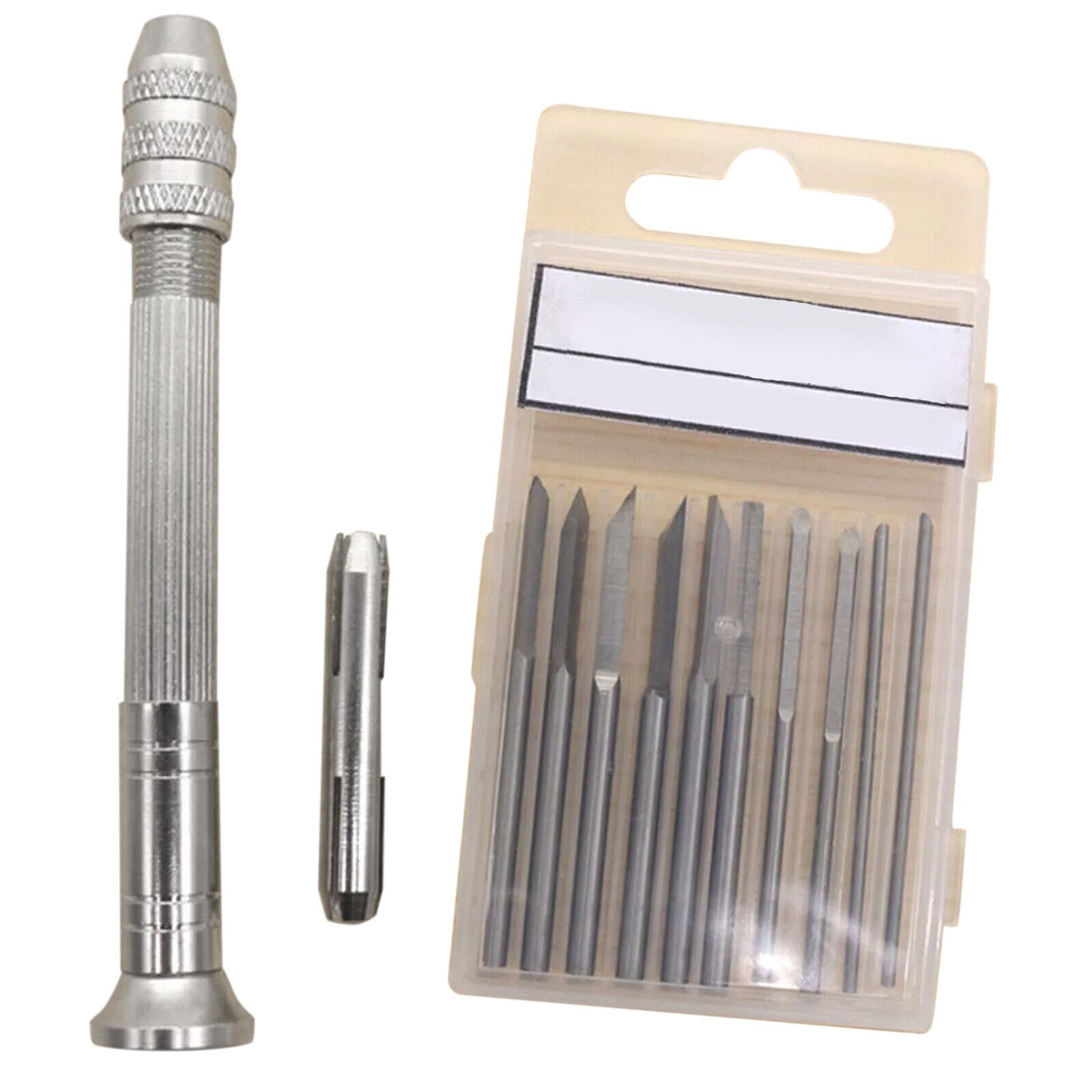 10PCS Wood Carving Chisel Tools Blade Micro Head Handmade Olive DIY Hand Set Nr0