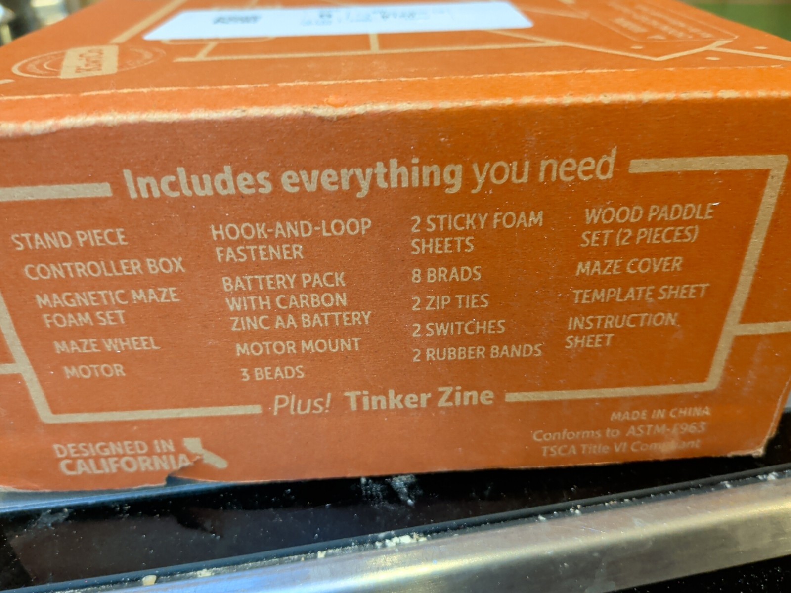 KiwiCo Tinker Crate Make Your Own MOTOR - POWERED MAZE Stem Kit 9-14 CLASSROOM