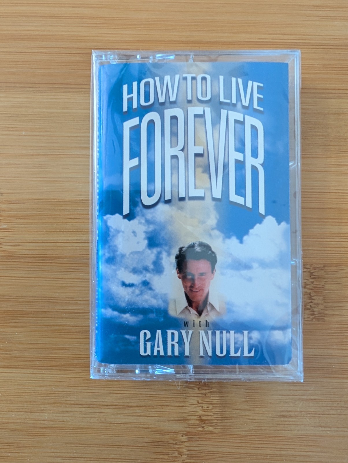 How To Live Forever, with Gary Null, cassette, NEW UNOPENED