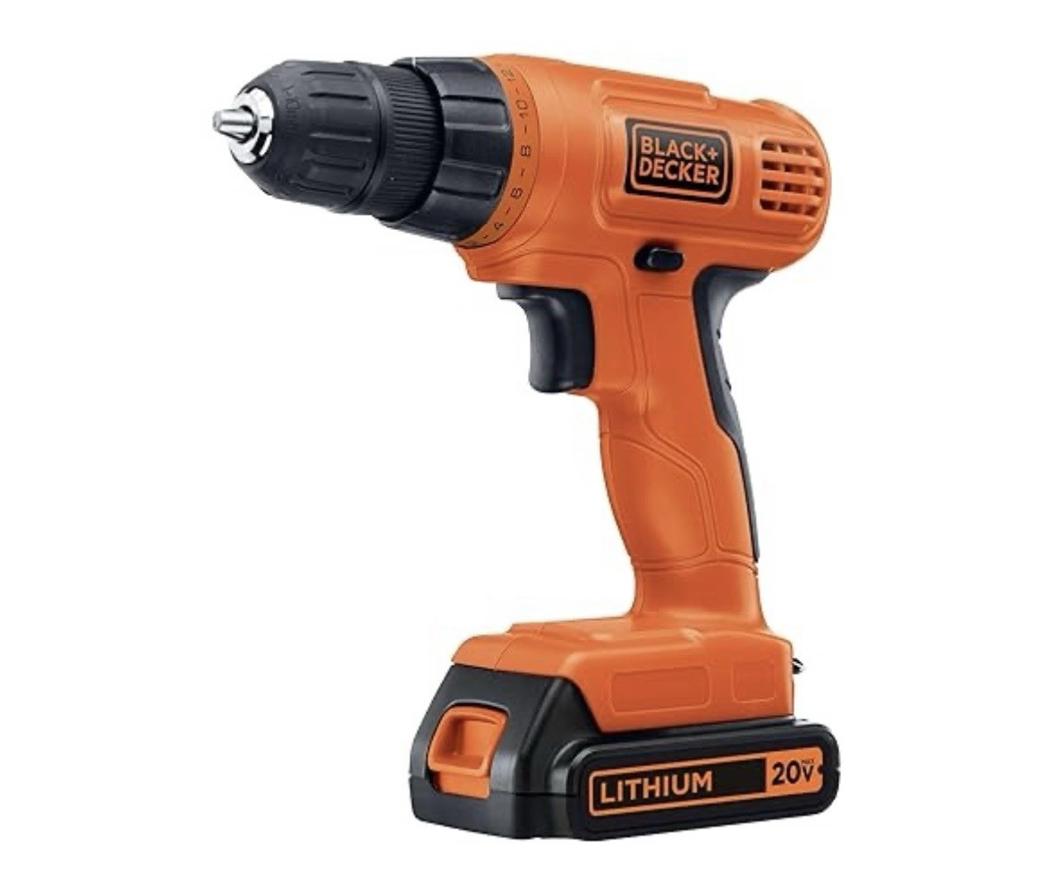 BLACK+DECKER 20V Max Cordless Drill Driver with 30 pcs Accessories LD120VA