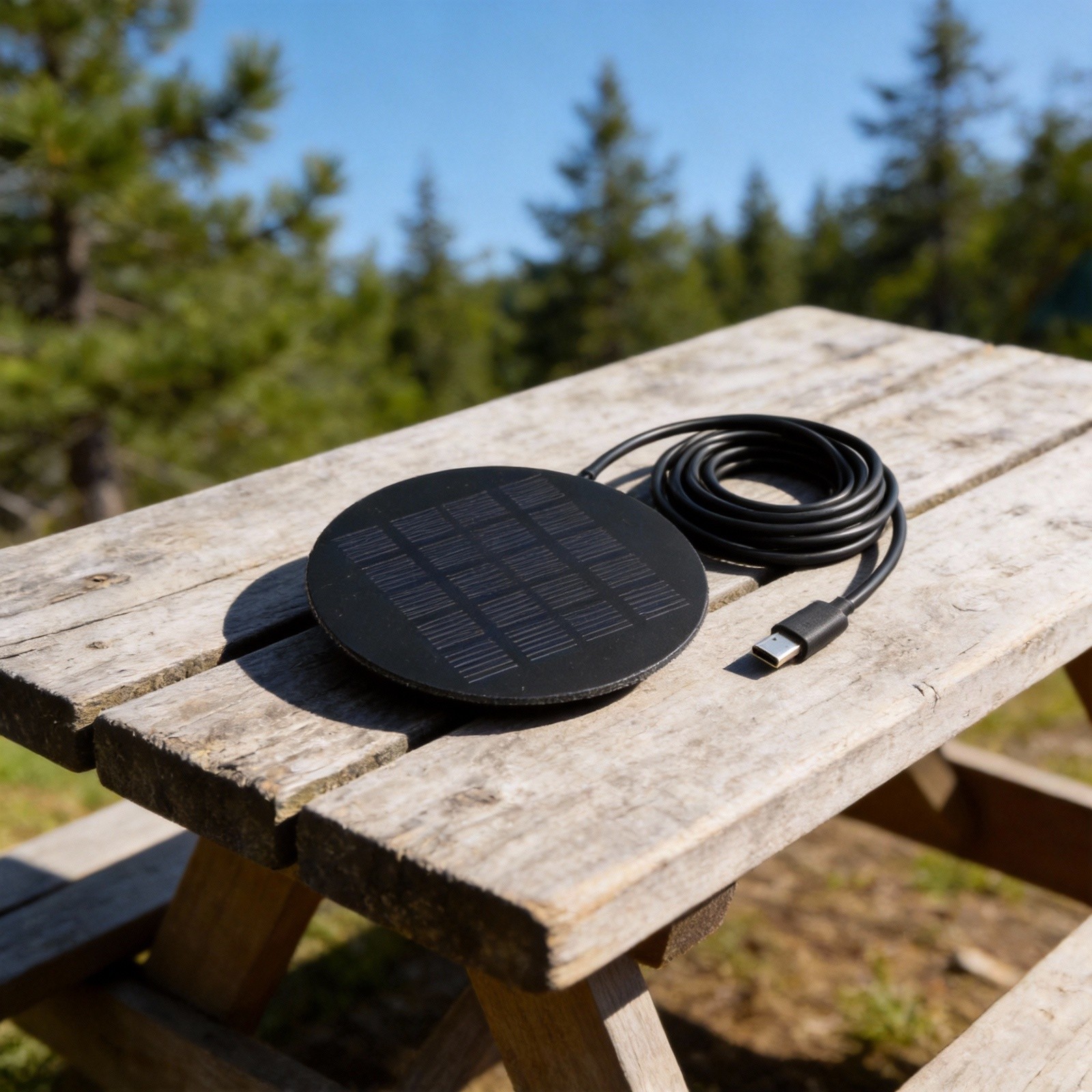 Solar Panel Charger Type-C Output Operating Current 0-210mA For Lights