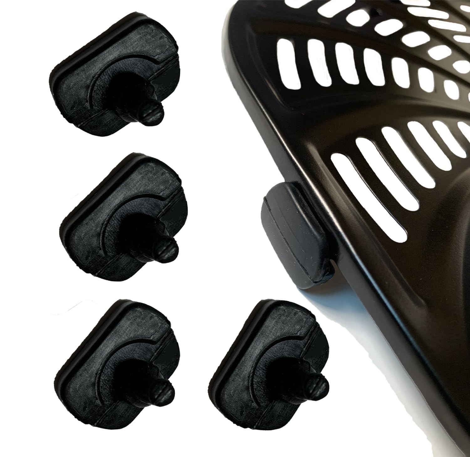 CyHiThai Air Fryer Rubber Feet for Gourmia For Fryers, Black