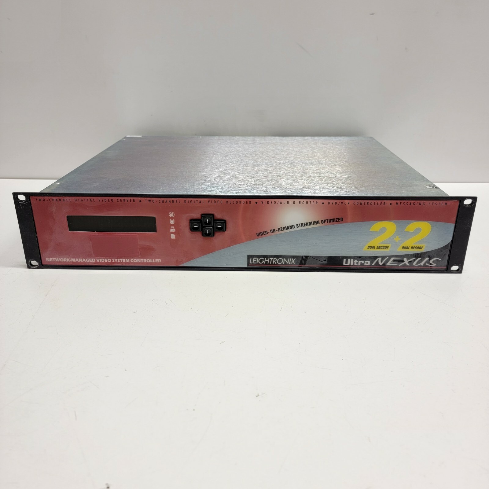 AS-IS Leightronix UltraNexus 2+2 2-Channel Digital Video Server/Recorder/Router