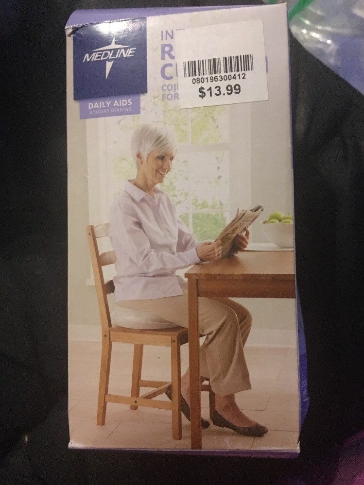 Medline Inflatable Ring Seat Cushion