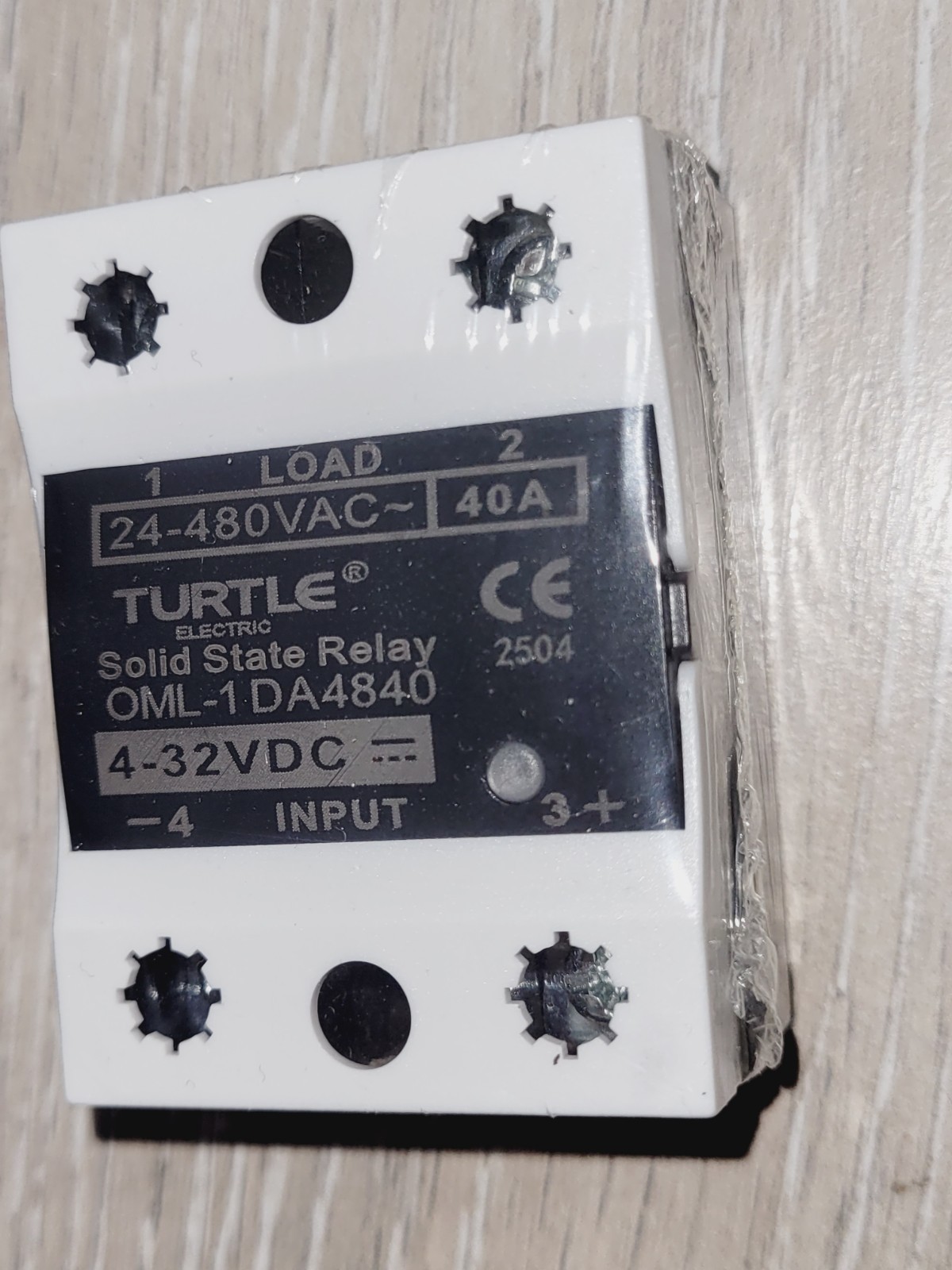 Single-Phase Solid State Relay Oml-1Da4840 Dc Control Ac 40A Da