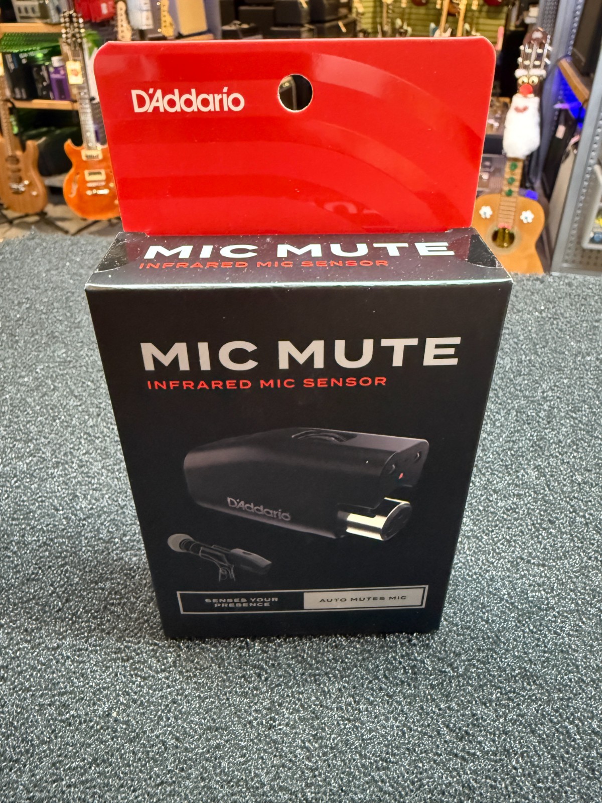 D'Addario IR Mic Mute Infared Mic Microphone Sensor with BOX In Black