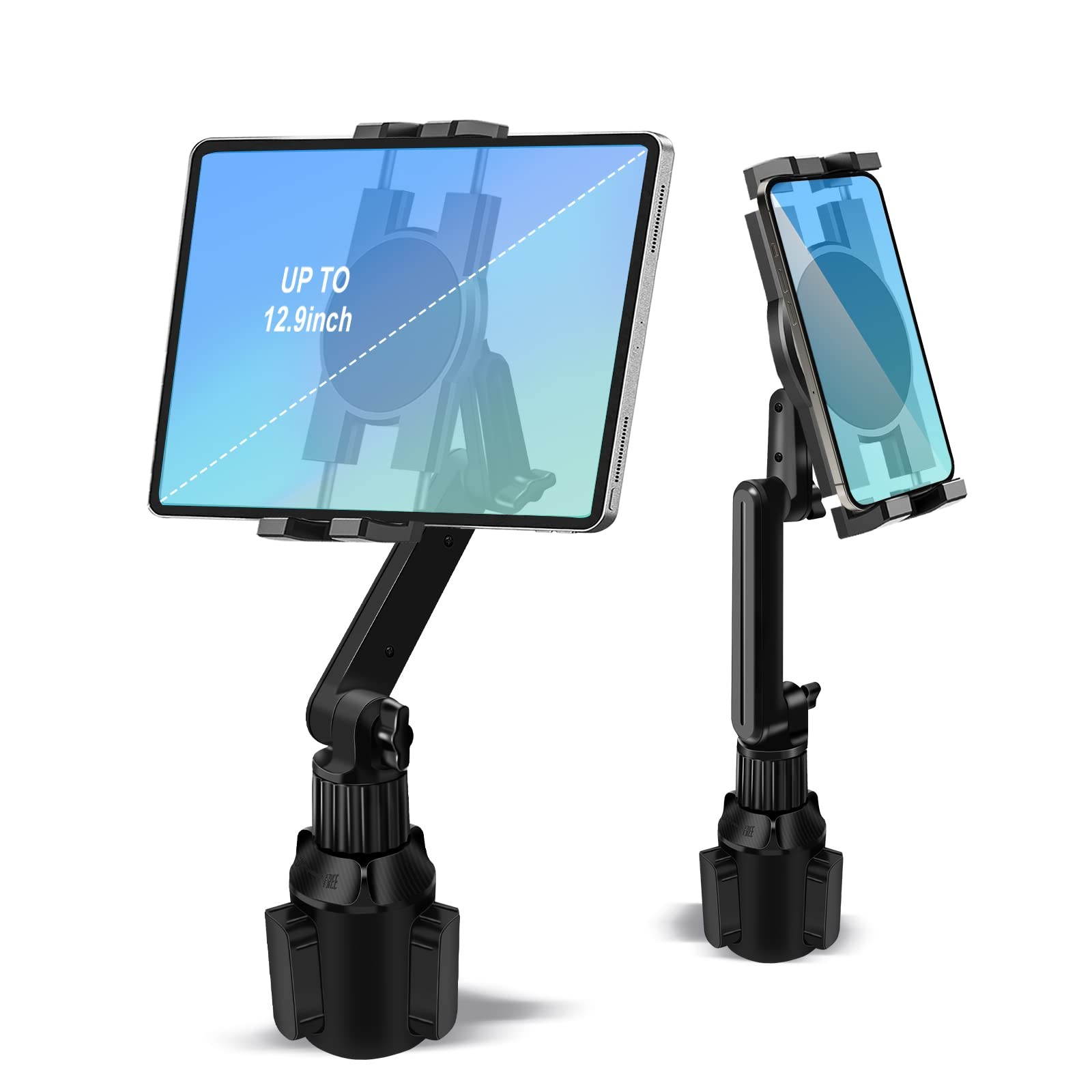 Soporte para iPad para coche, soporte para vasos, soporte para tableta, altura a