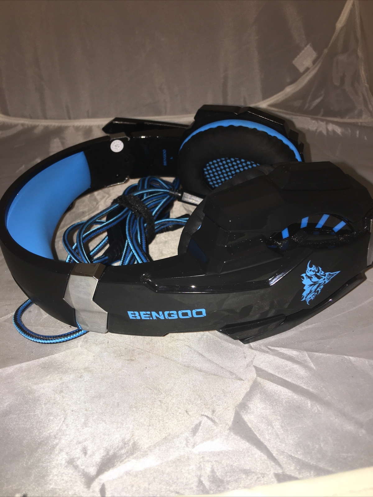 Bengoo Pro Gaming Headset L Blue  G9000 Excellent Condition Tested Box B