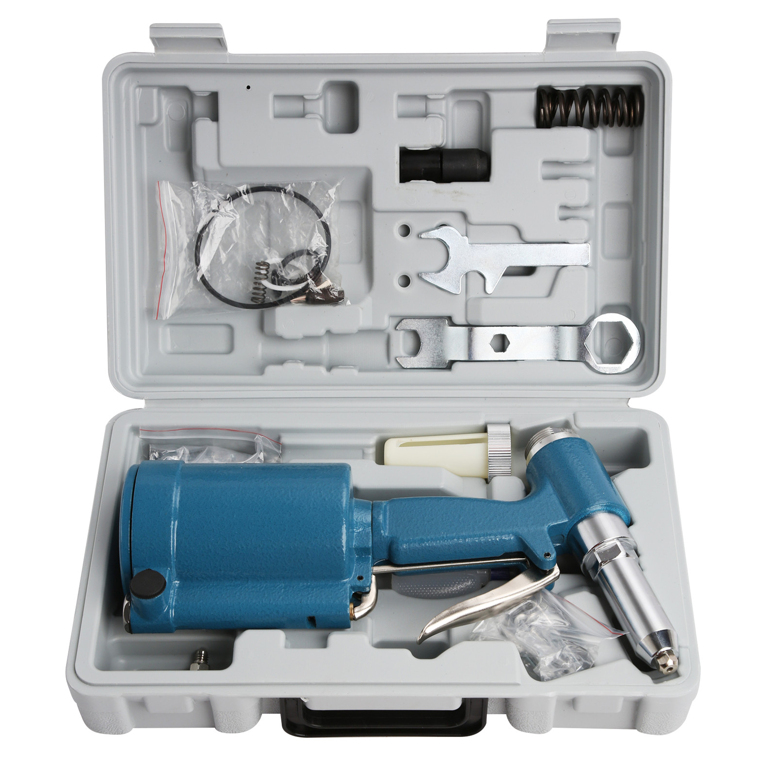 Pro 1/4" In Air inlet Hydraulic Pop Rivet Gun Riveter Pneumatic Riveter Tool Set