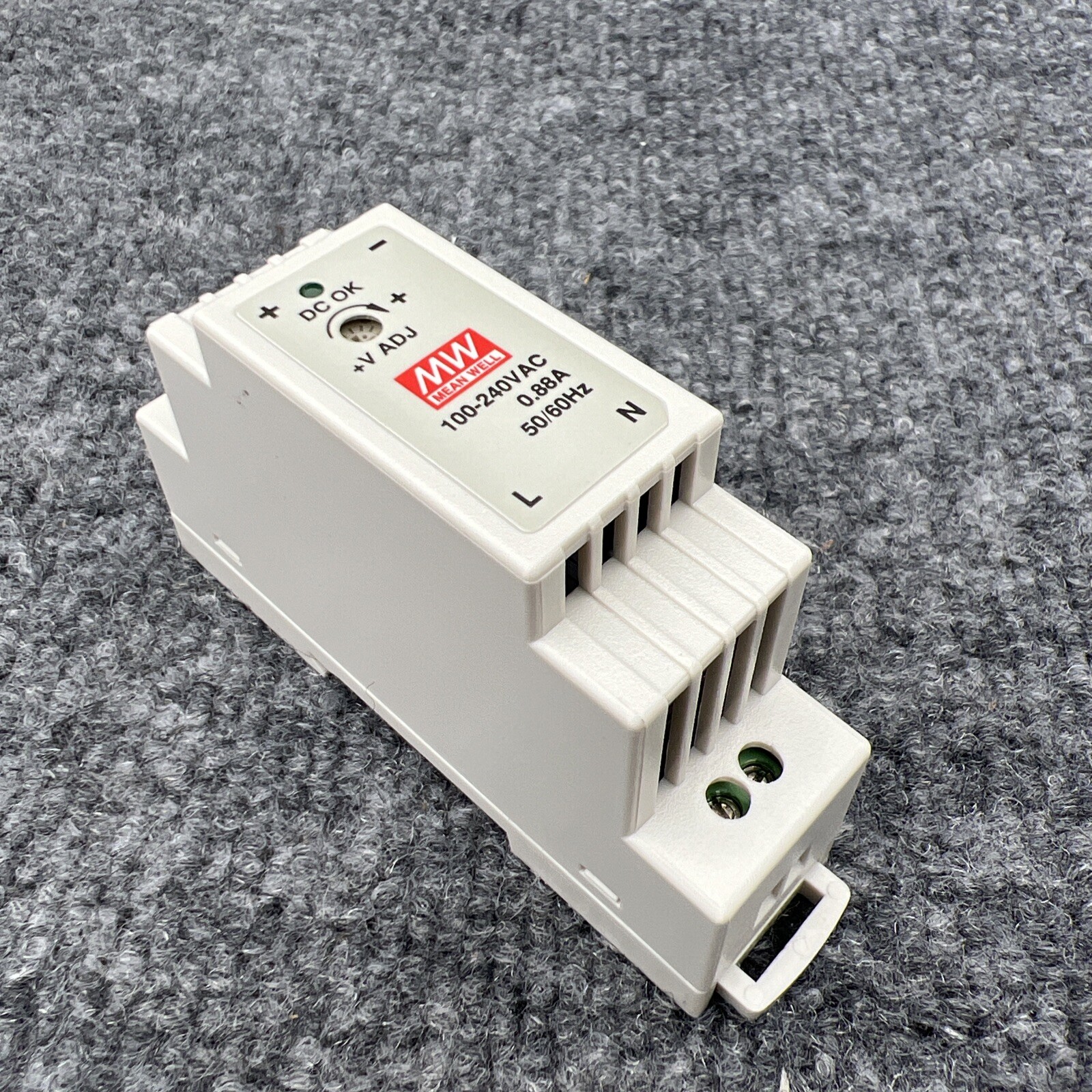 Mean Well DR-15-12 Power Supply In:100-240VAC 0.88A Out: 12V-1.25A Used