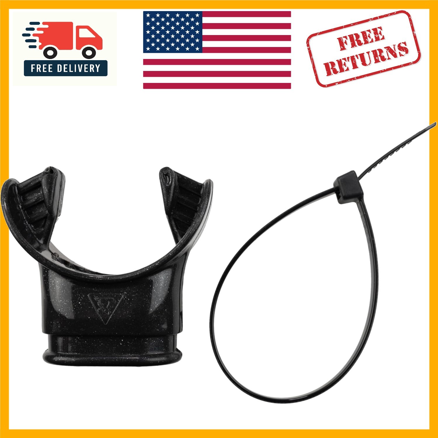 Genuine Replacement 2nd Stage Regulator Mouthpiece - Lightweight Comfort