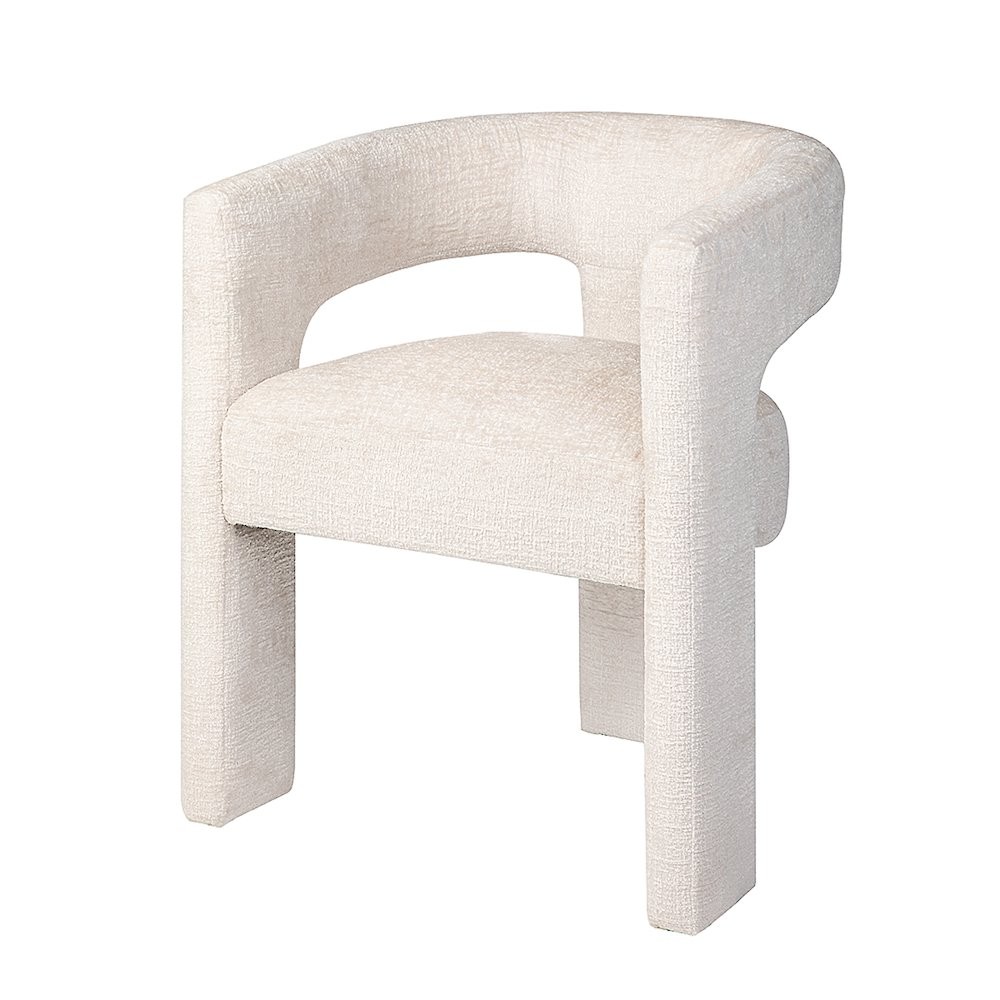 Gwen Modern Luxury Jacquard Fabric Upholstered Sculpture Armchair