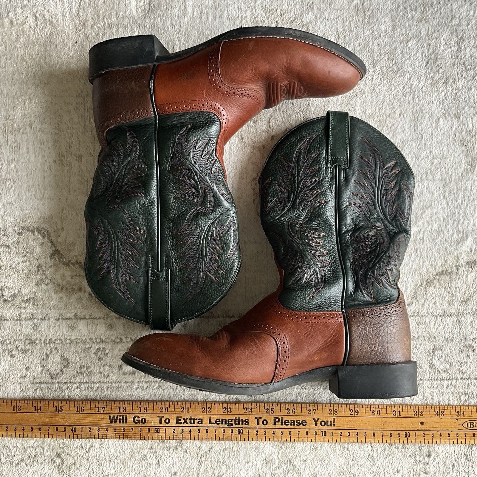 Ariat 34928 Heritage Stockman Boots 13D Leather Work Wear Cowboy Western