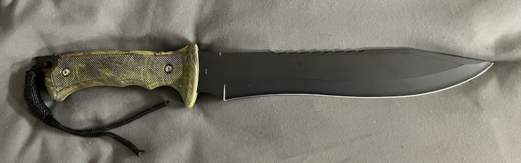 TAC ASSAULT TA-035CA/C Bowie Knife With Camo Handle