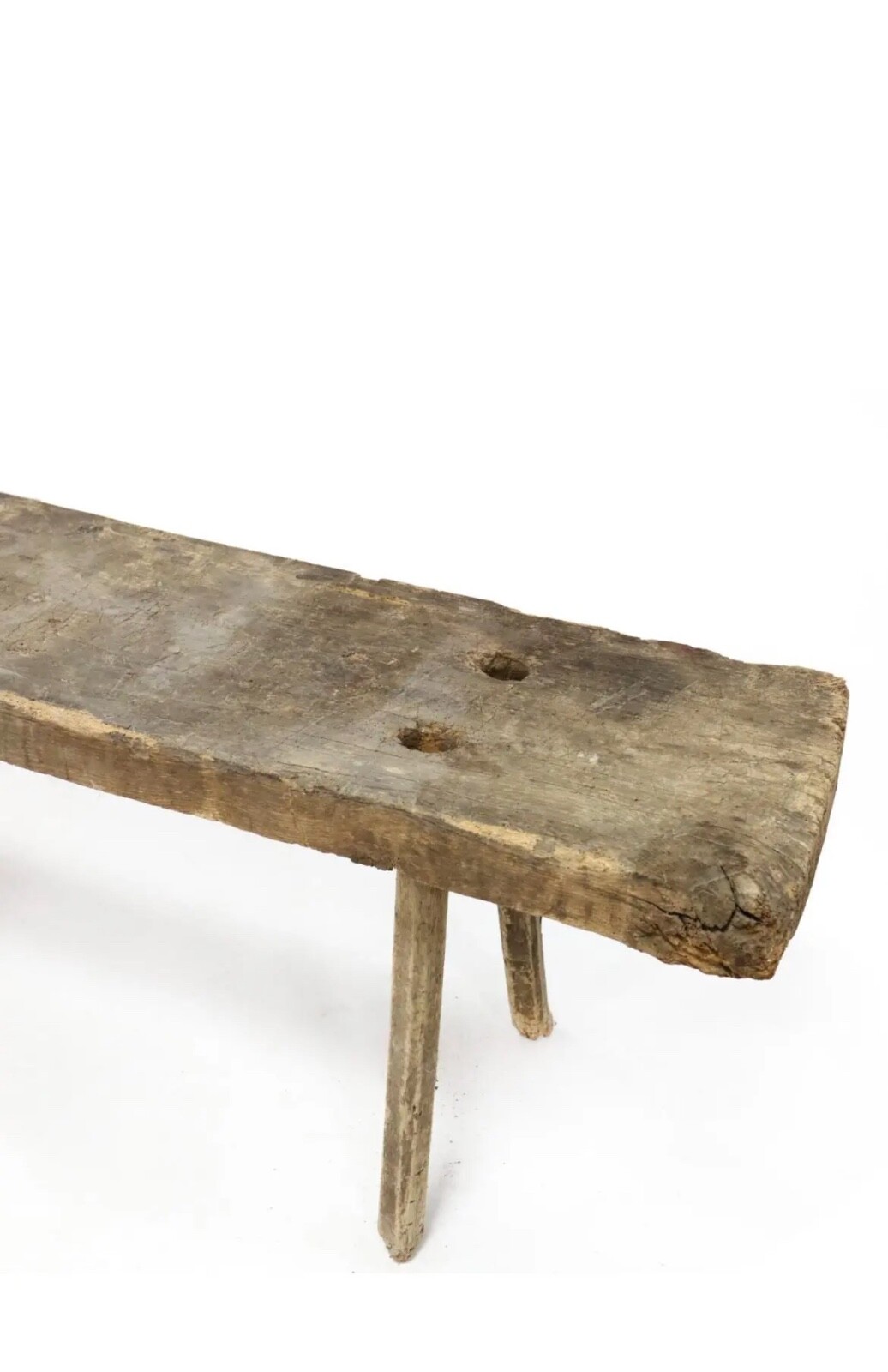Made to Order Primitive Farmhouse Bucket Bench of Reclaimed Barnwood