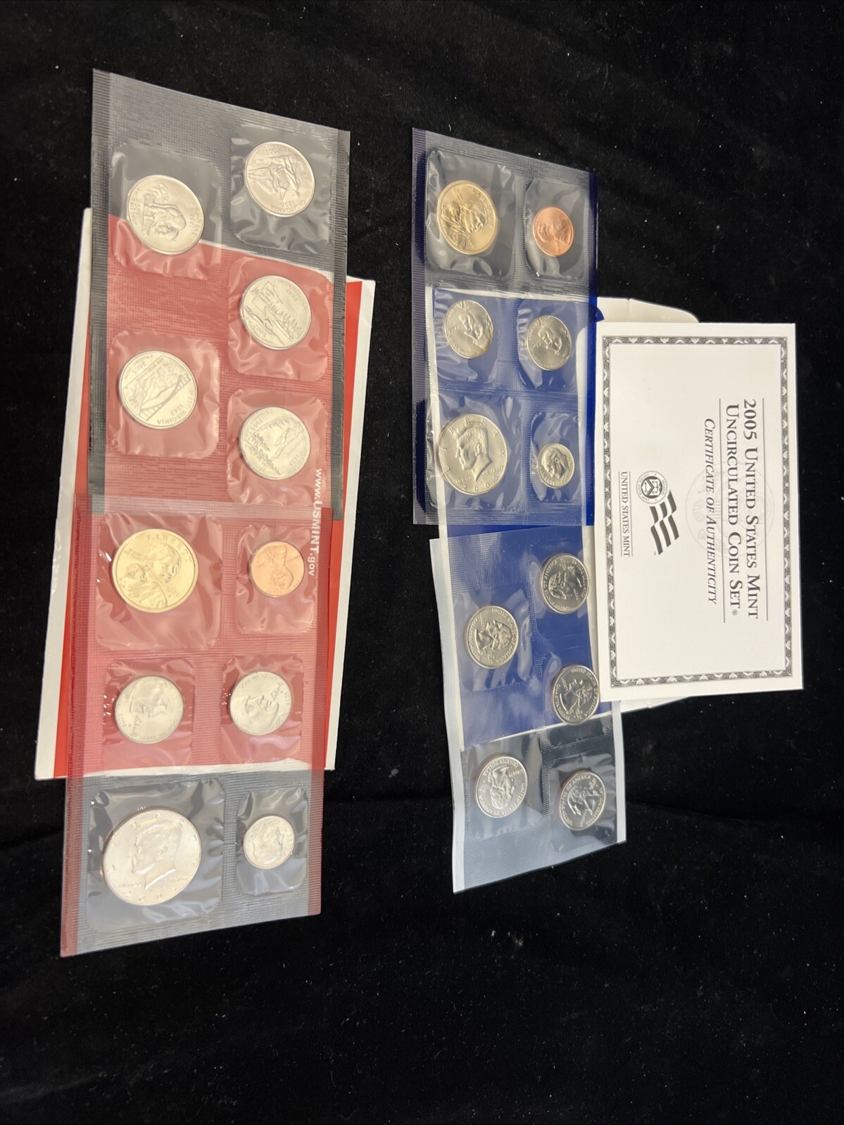 2005 Clad Uncirculated Set Philadelphia And Denver