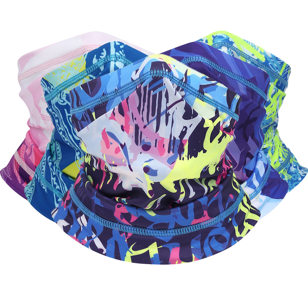 Breathable Neck Gaiter Scarf Sun UV Protection Face Masks Bandana Face Cover USA