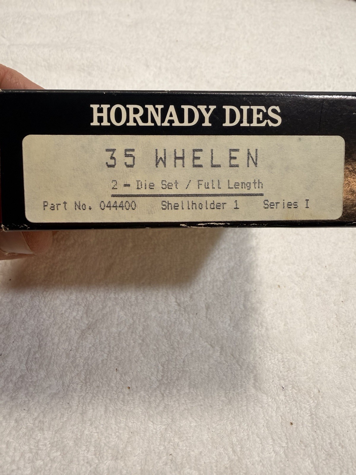 Hornady New Dimension 35 Whelen reloading two die set Part Number #044400