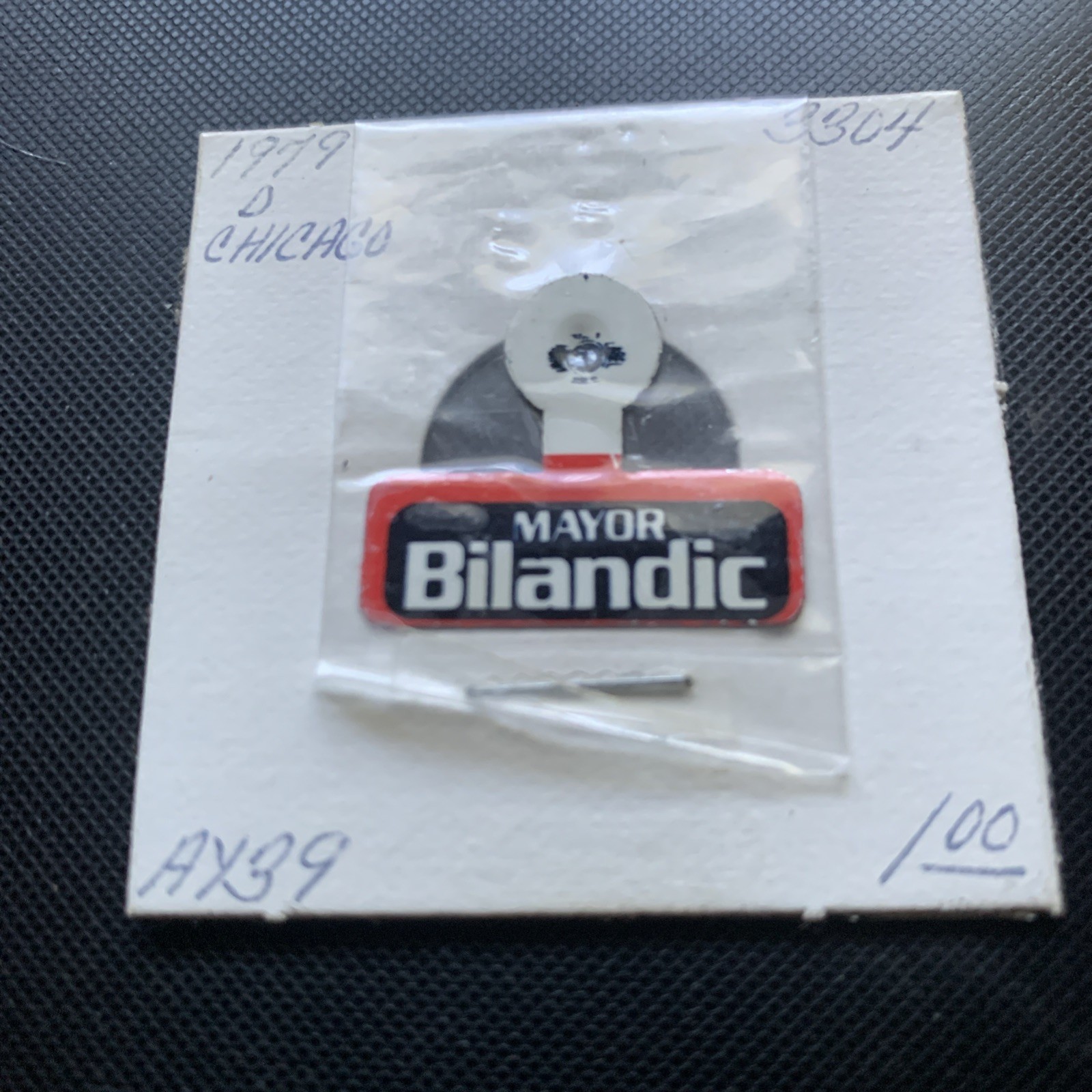 1979 Mayor Bilandic Political Campaign Tab