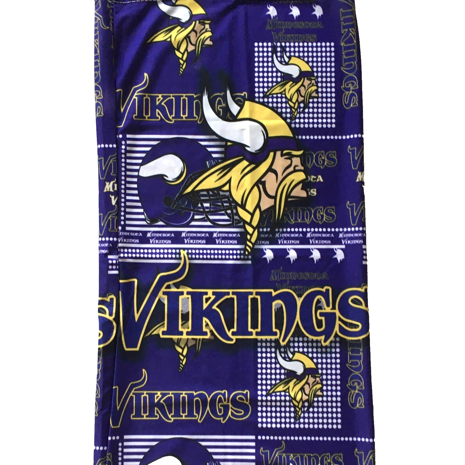 MN Vikings Neck Gaiter Face Covering Purple Background