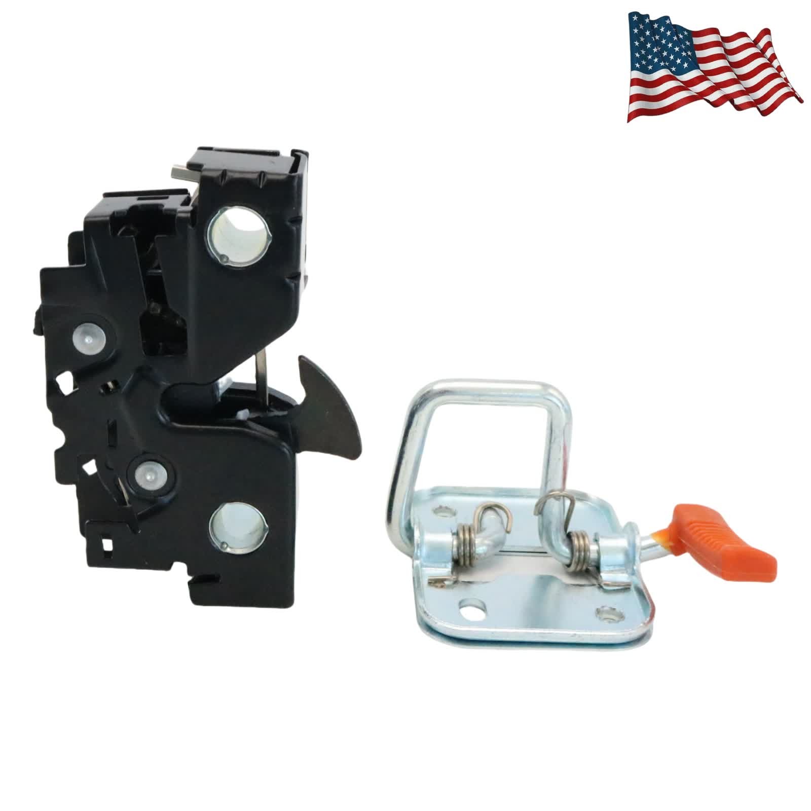 Upper+Lower Bonnet Engine Hood Lock Latch Set For Volkswagen Passat NMS 2012-17