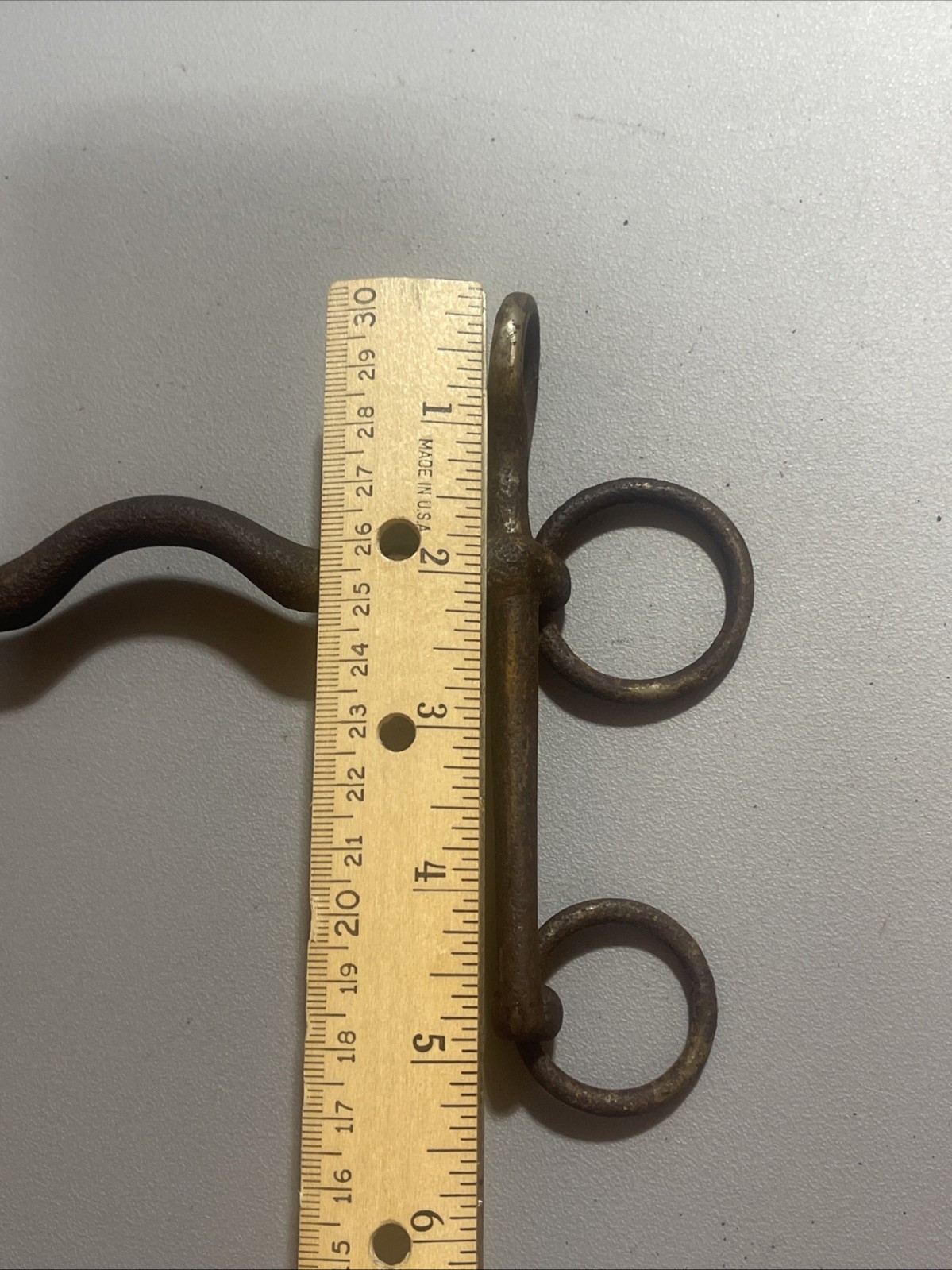 Weymouth Bit 4 Ring 5in Iron Horse Decor Western