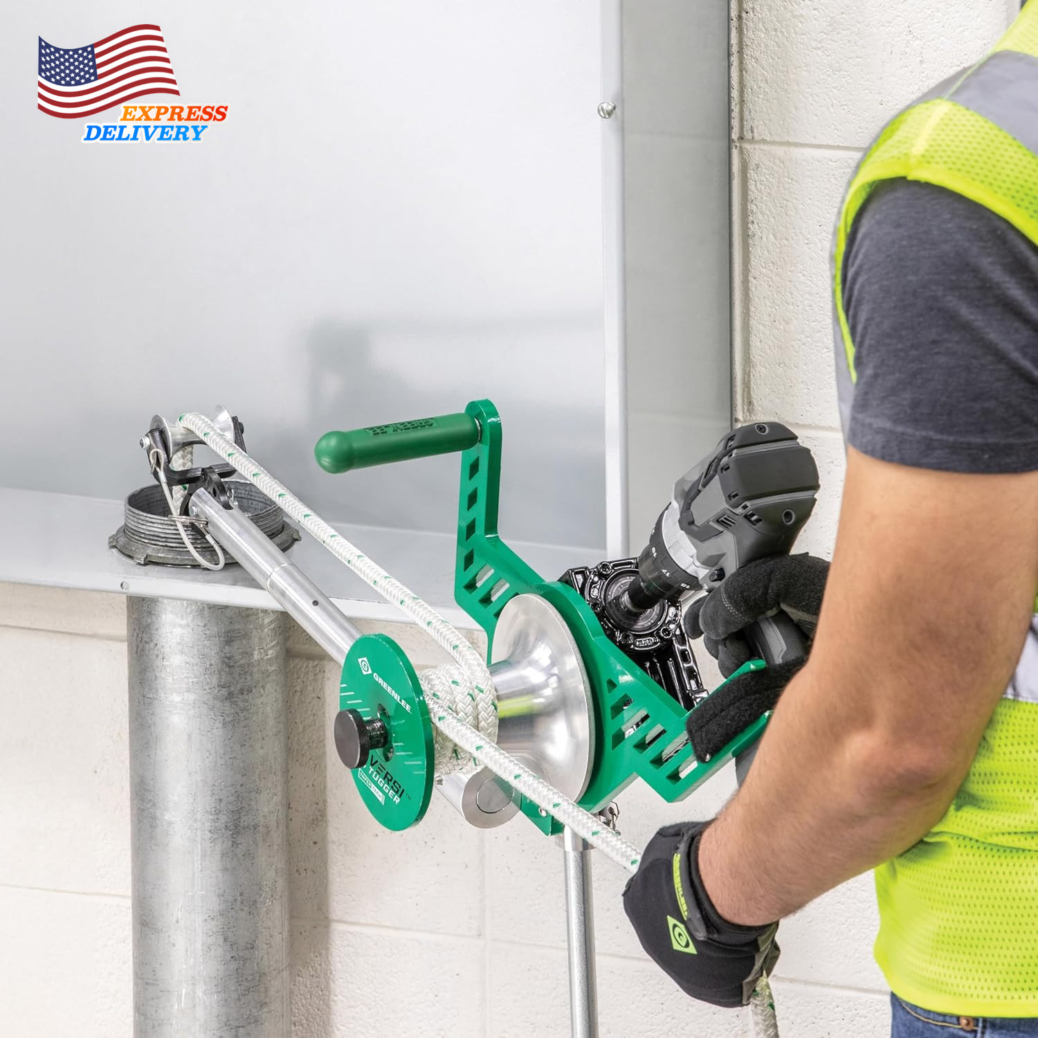 G1 Versi-Tugger 1000-Lb Electric Cable Puller for 1/2" to 4" Cables