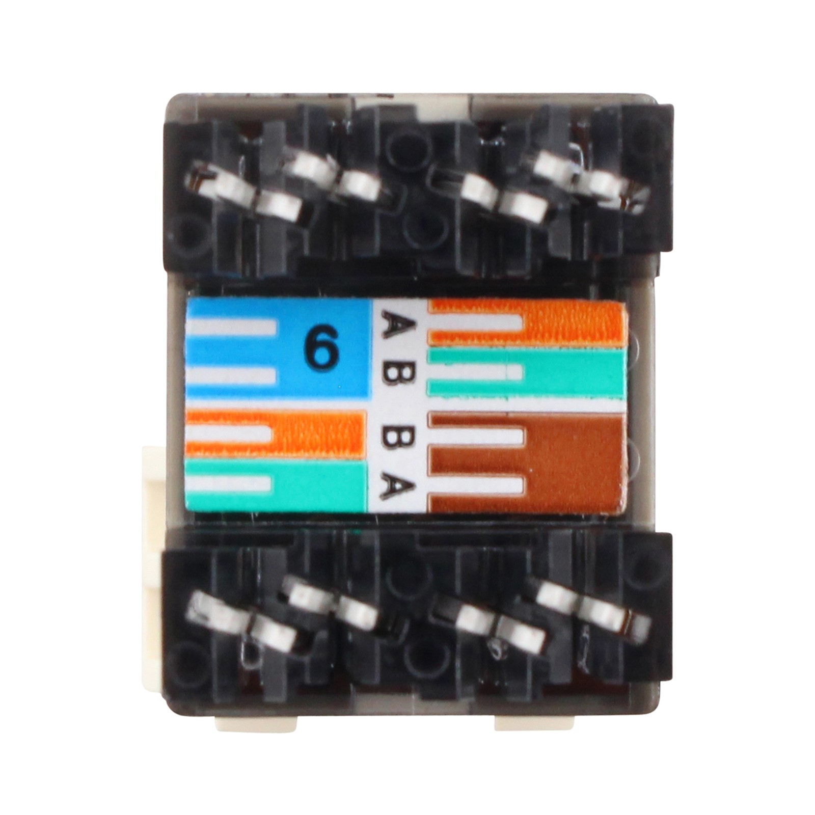 TE CONNECTIVITY 2111475-1 MODULAR JACK, 8-POSITION, CAT6, RJ45, ALMOND