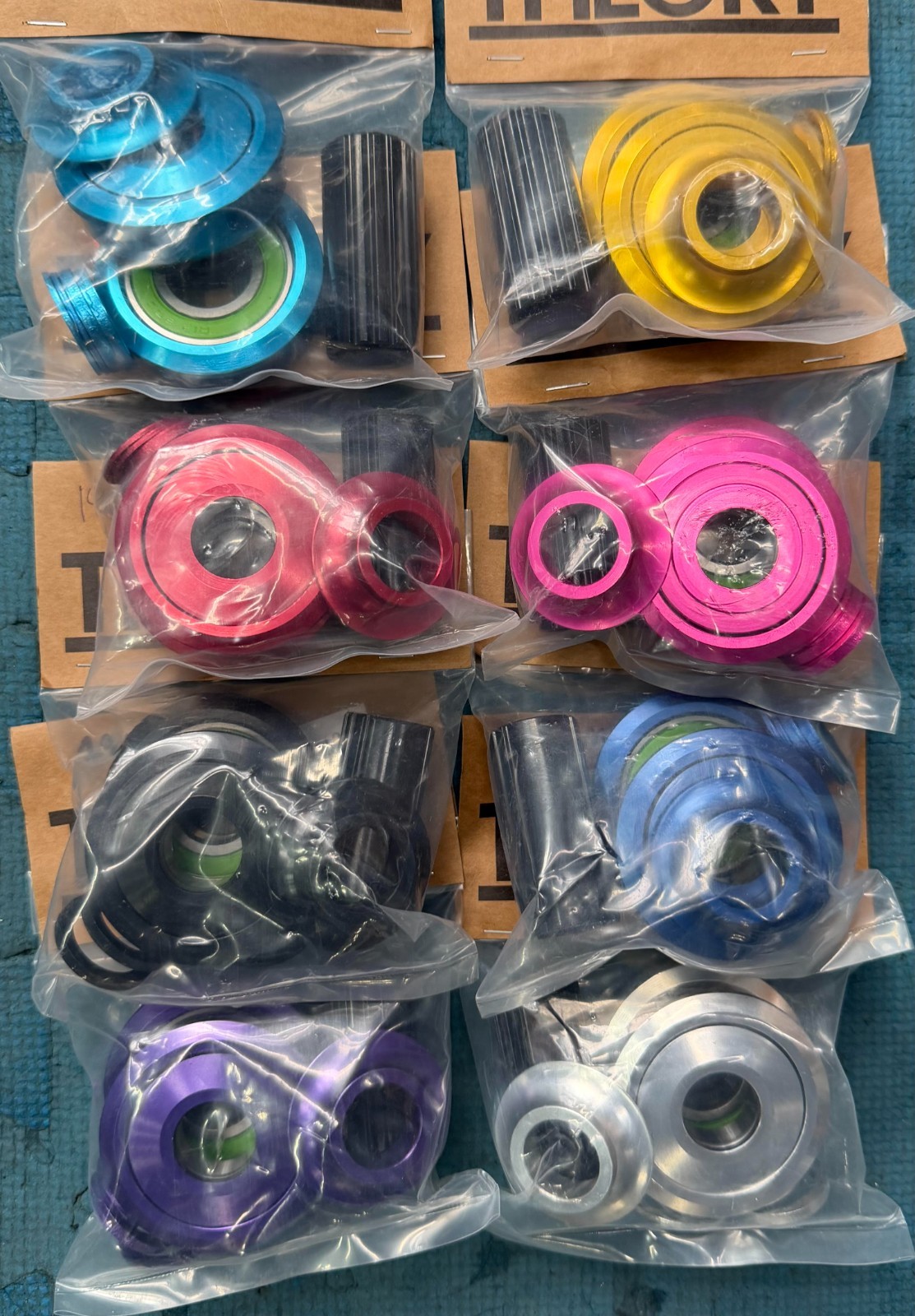 THEORY BMX AMERICAN BOTTOM BRACKET KIT SEALED BEARINGS OLD SCHOOL REPLACEMENT