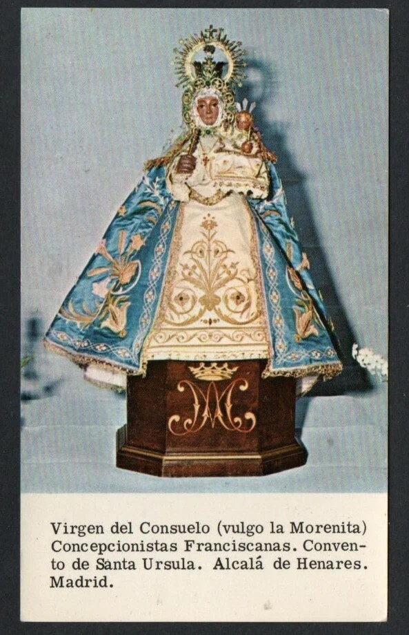 Holy card de la Virgin santino image pieuses estampa