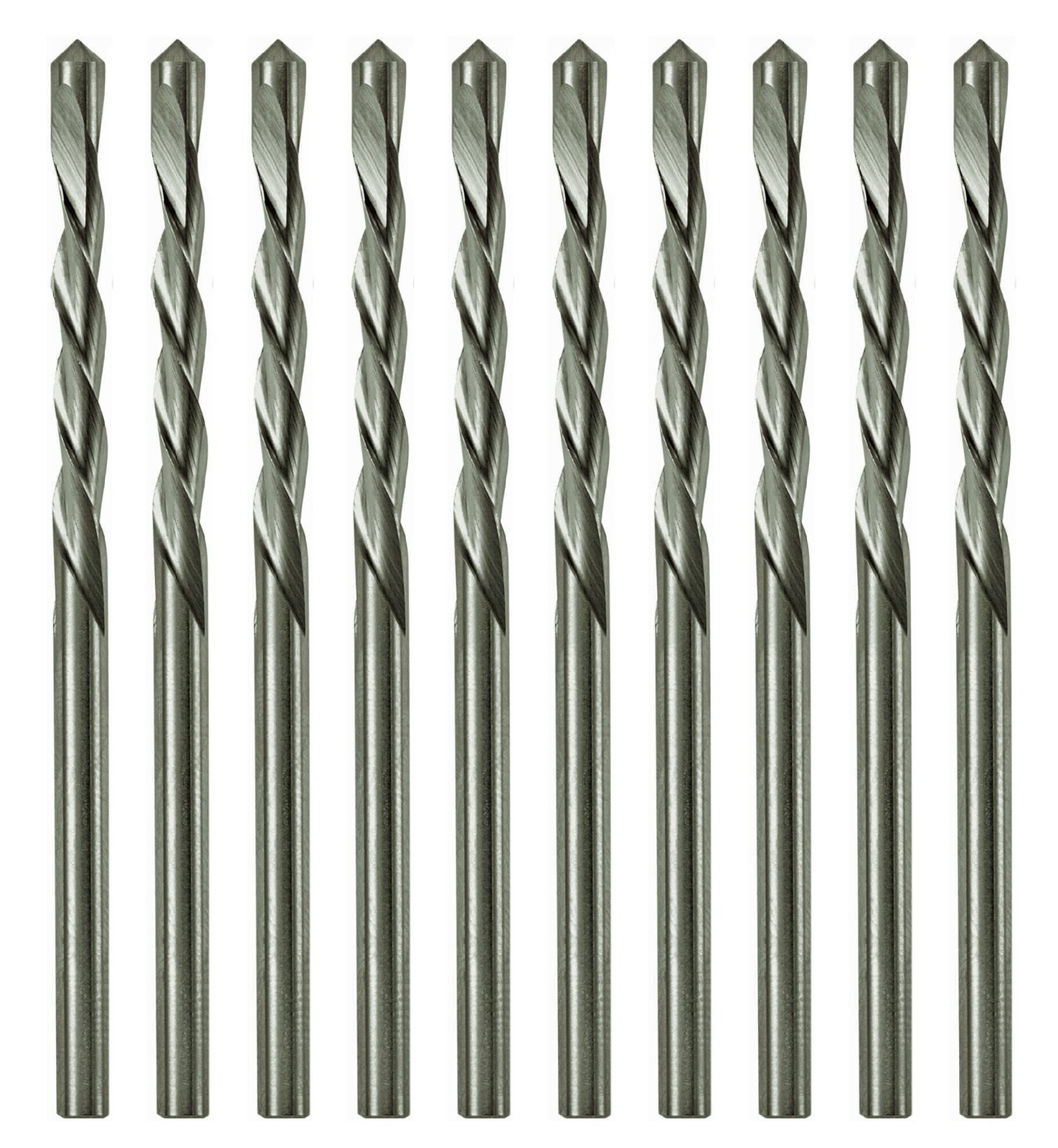 Drywall Cut out Bit 1/8",5/32",1/4" Guided Point Cutout Router Drill Bit-10Pcs