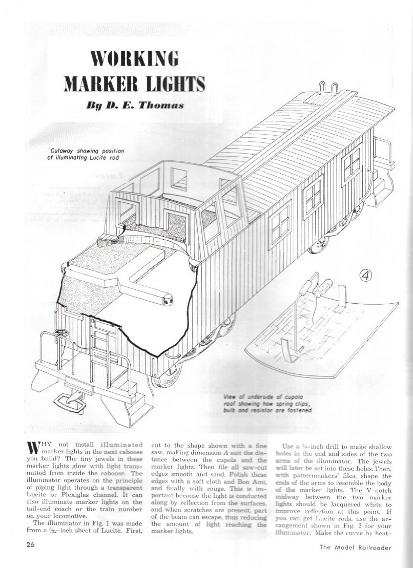 Model Railroader March 1949 Switch Wiring Lighted Markers Basement Layout Water
