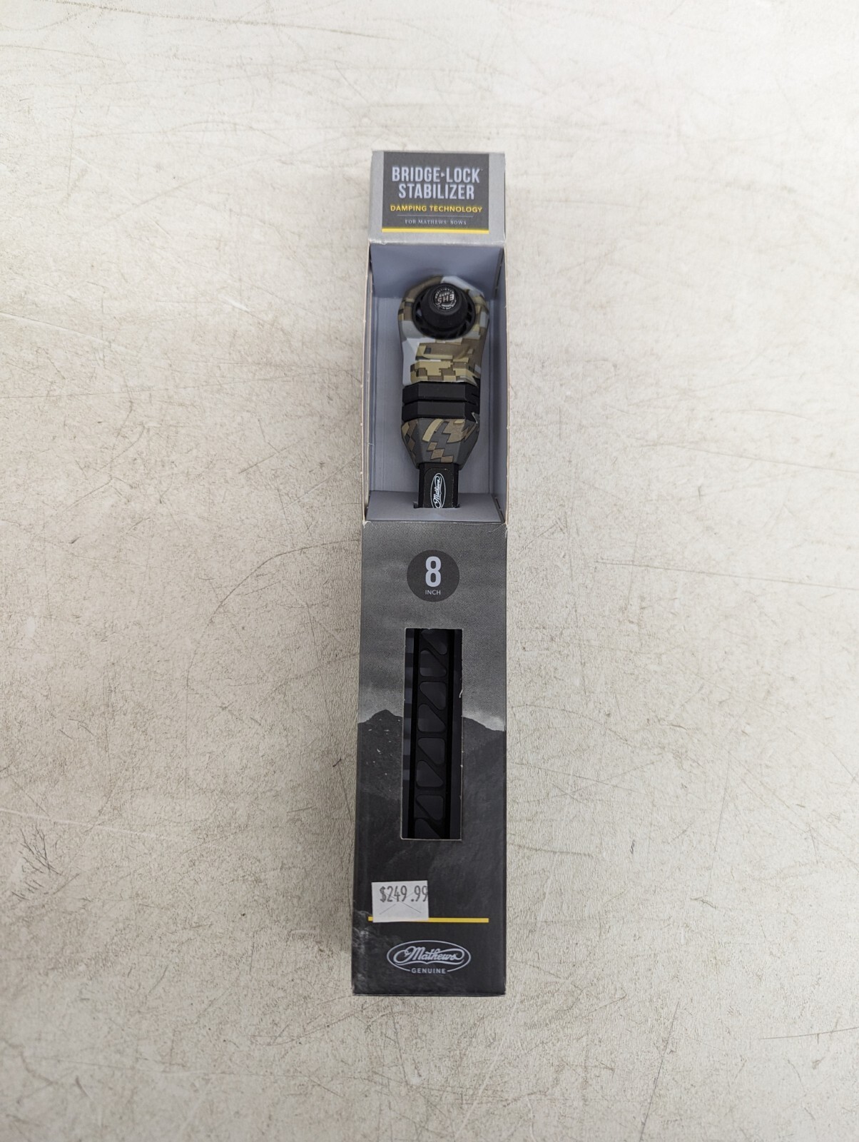 Mathews Bridgelock Stab Stabilizer for Mathew's Compound Bows BLS 8" SITKA E2