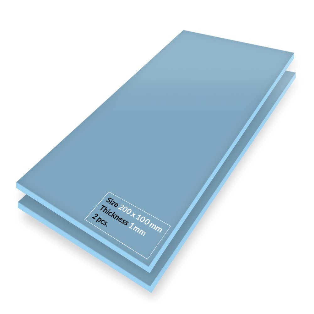 Thermal Pad 200x100mm 1mm Thick Stackable Thermal Interface Material Heat