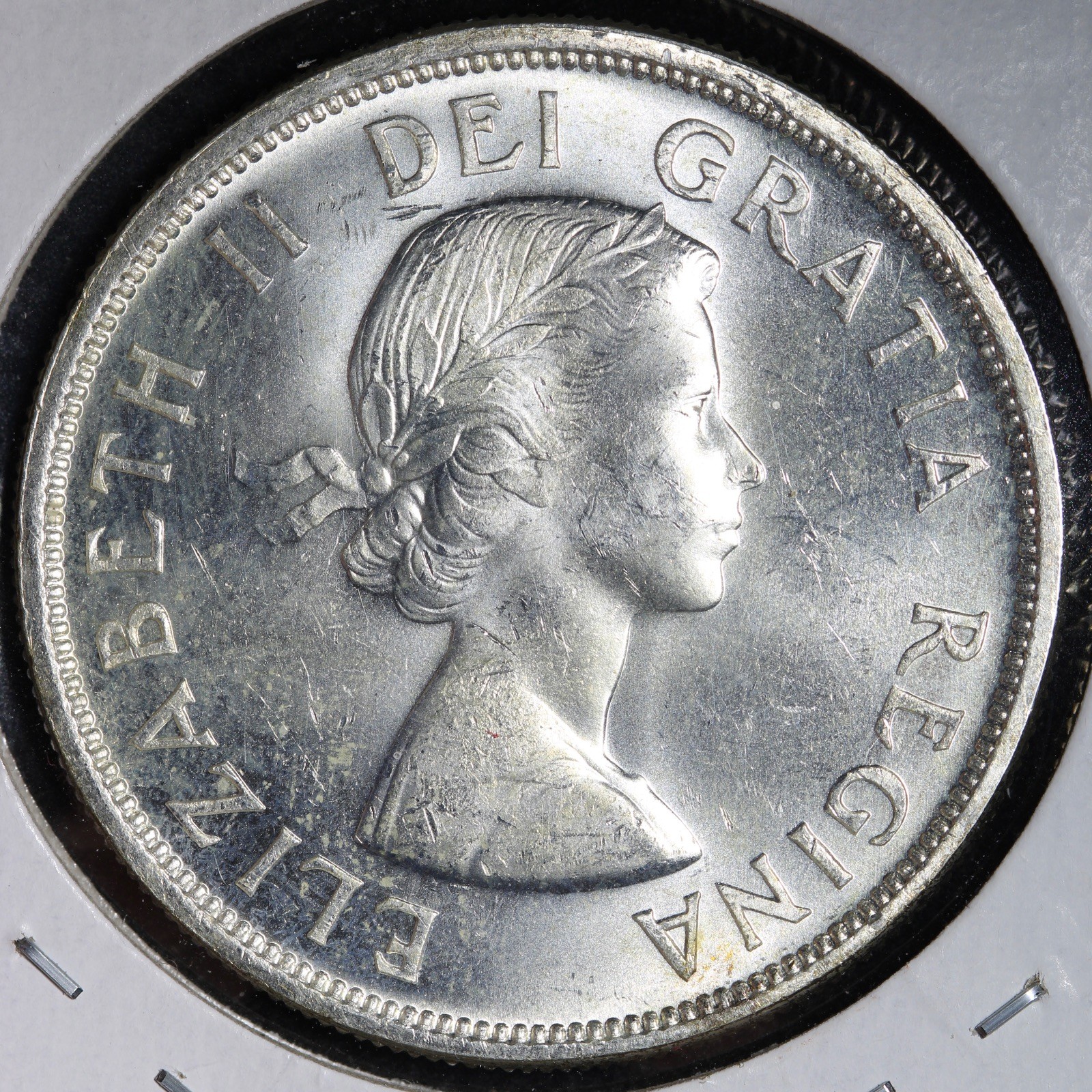 1959 Canada SILVER One Dollar E397 UTHP